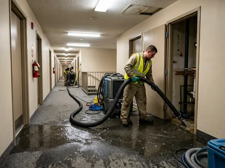 multi-unit-apartment-hallway-f-005 — frequently asked questions, Emergency Burst Pipe Water Extraction & Removal in Indian T…
